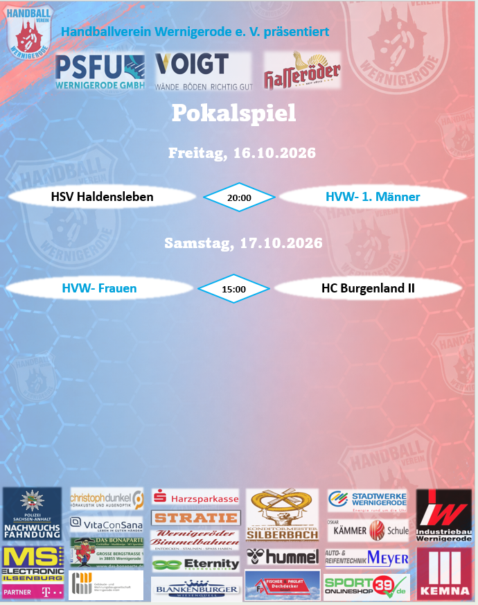 HVSA- Pokal Spiel!