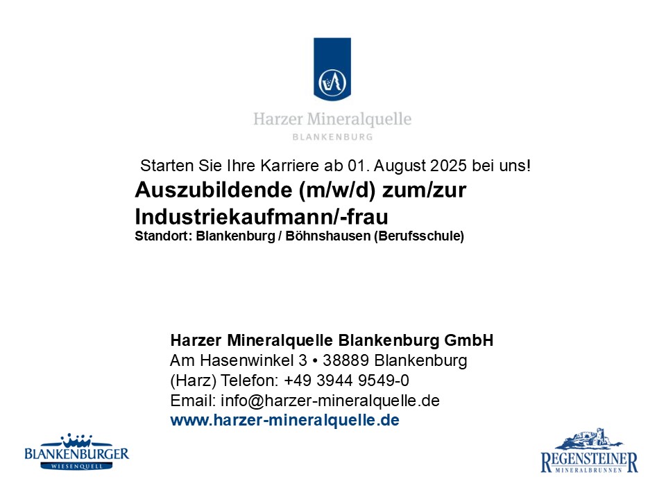 Harzer Mineralquelle Blankenburg GmbH