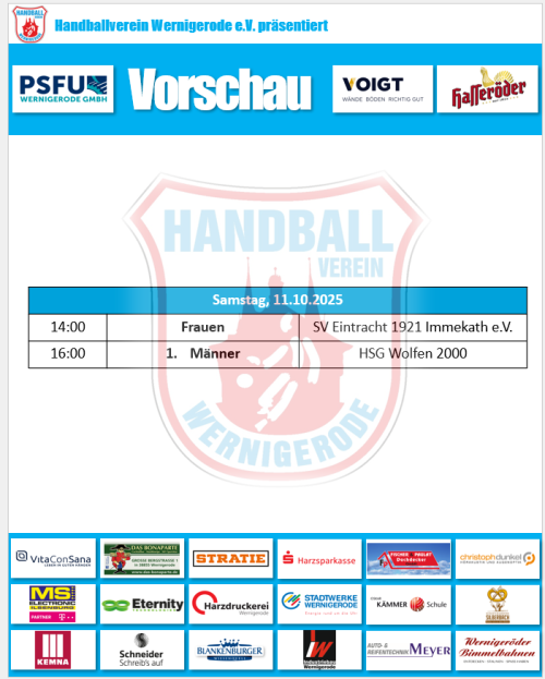 2 Heimspiele am Wochenende!