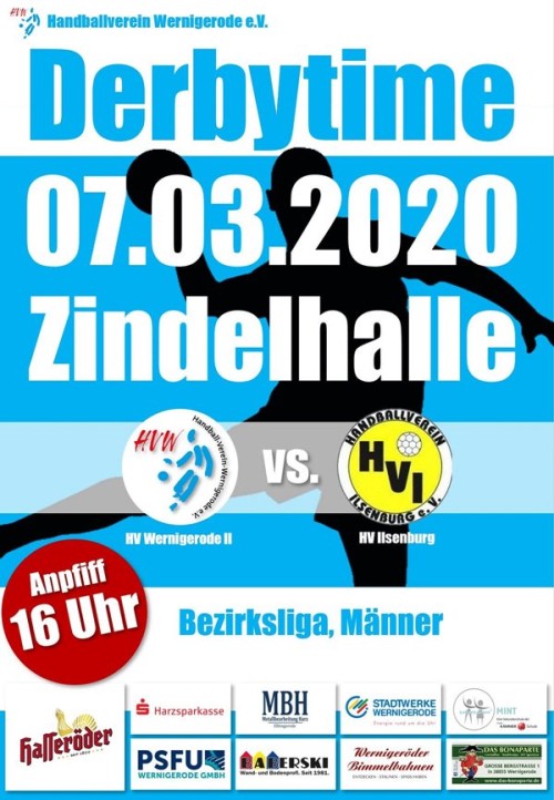 DERBY in der Zindelhalle für die 2. Männer