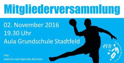 Mitgliederversammlung HV Wernigerode