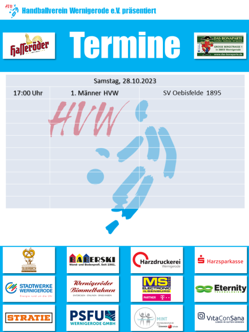 HVW Spiele am 28.10.2023