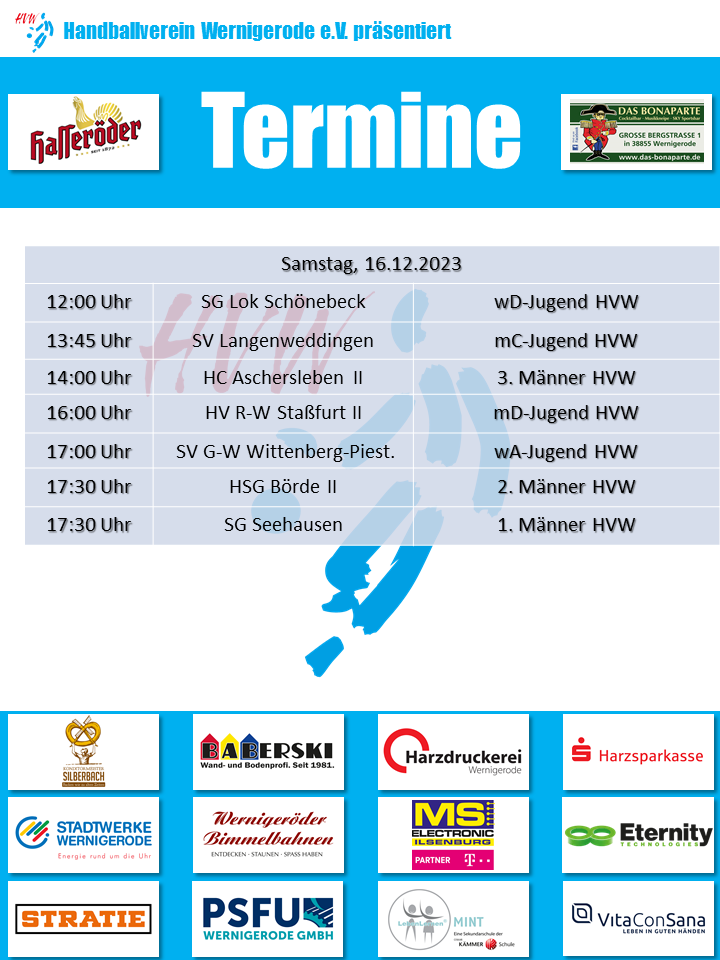 HVW Spiele am 16.12.2023