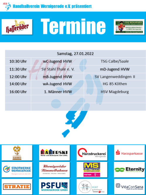 HVW Spiele am 27.01.2024