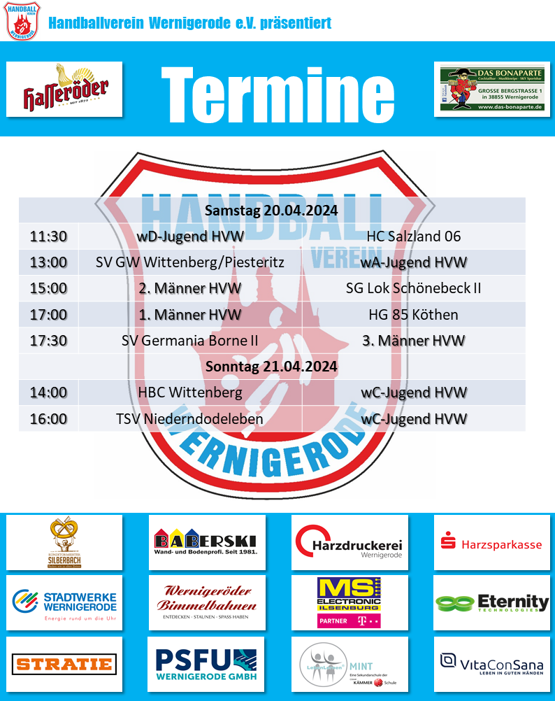 HVW Ansetzungen vom 20./21.04.2024
