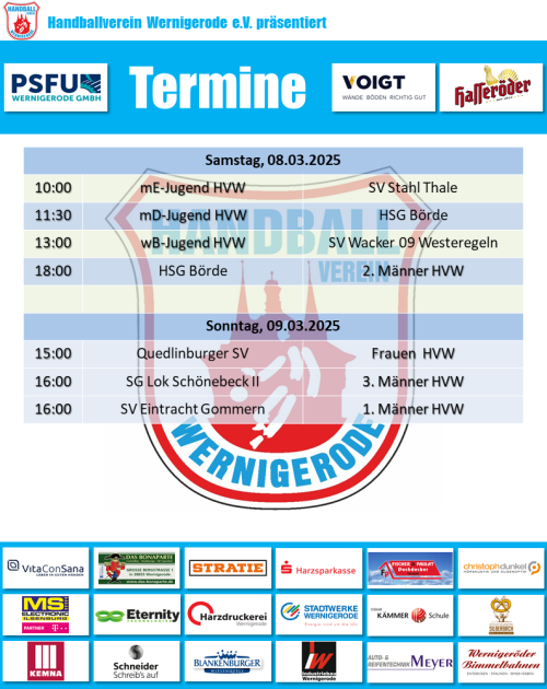HVW Speile am 08./09.03.2025
