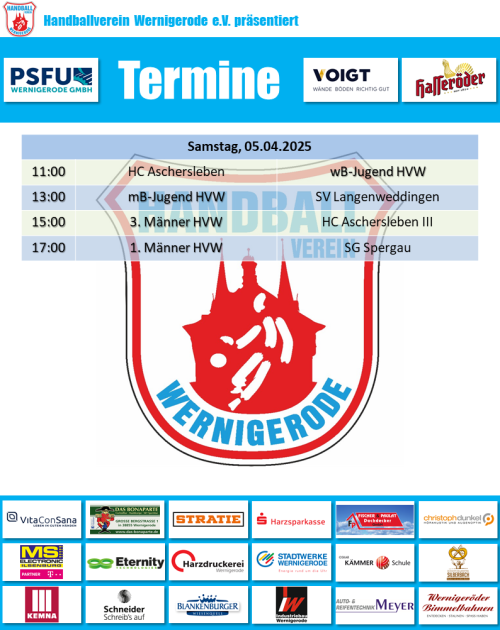 HVW Spiele am 04.05.2025