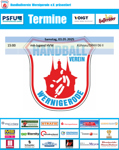 HVW Spiele am 03.05.2025