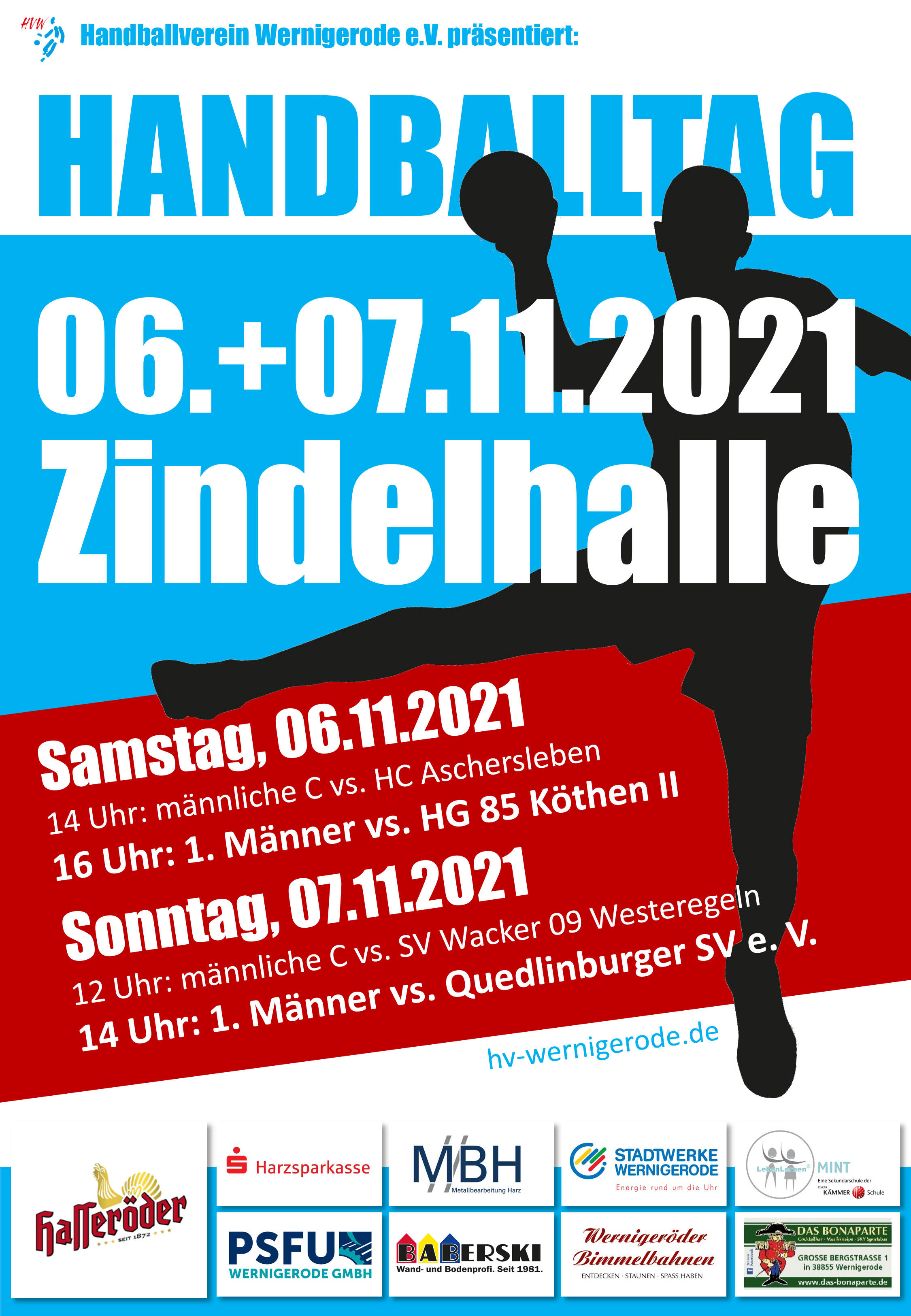 Doppelspieltag für die Wernigeröder Handballer