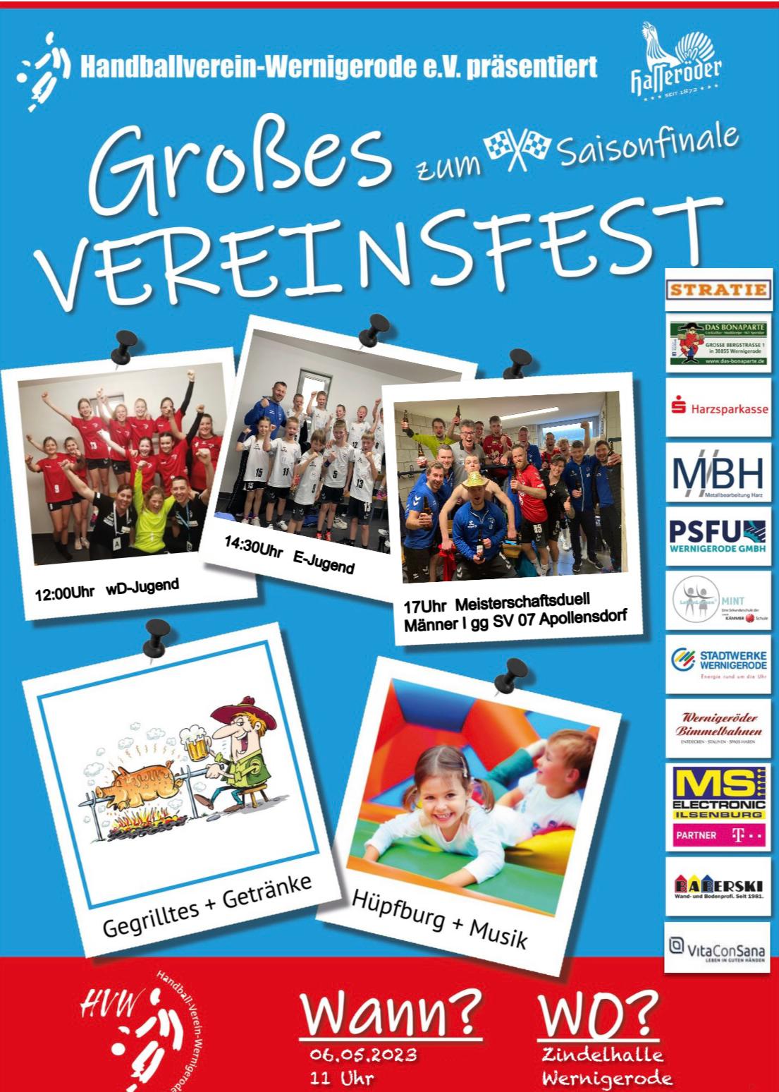 Vereinsfest des HVW am 06.05.2023