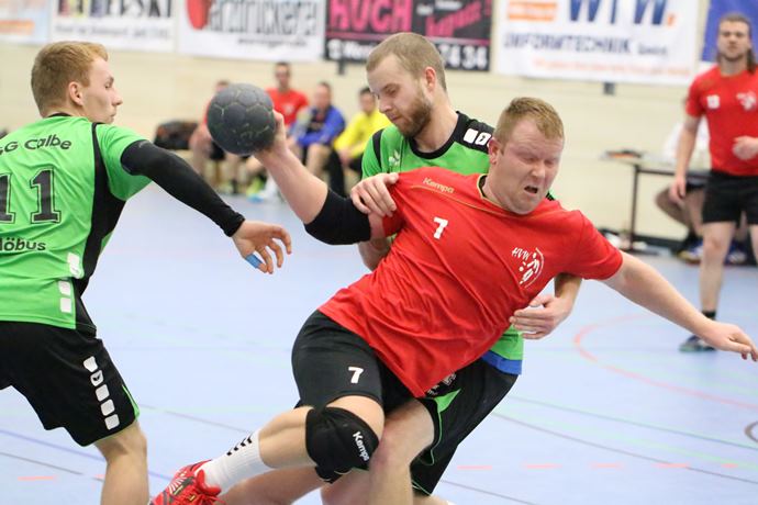 HVW Kreisläufer Marco Kilian verletzte sich schwer und fällt lange aus.