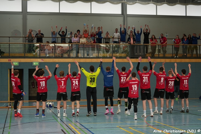 Derbysieg der 1. Männer in Quedlinburg