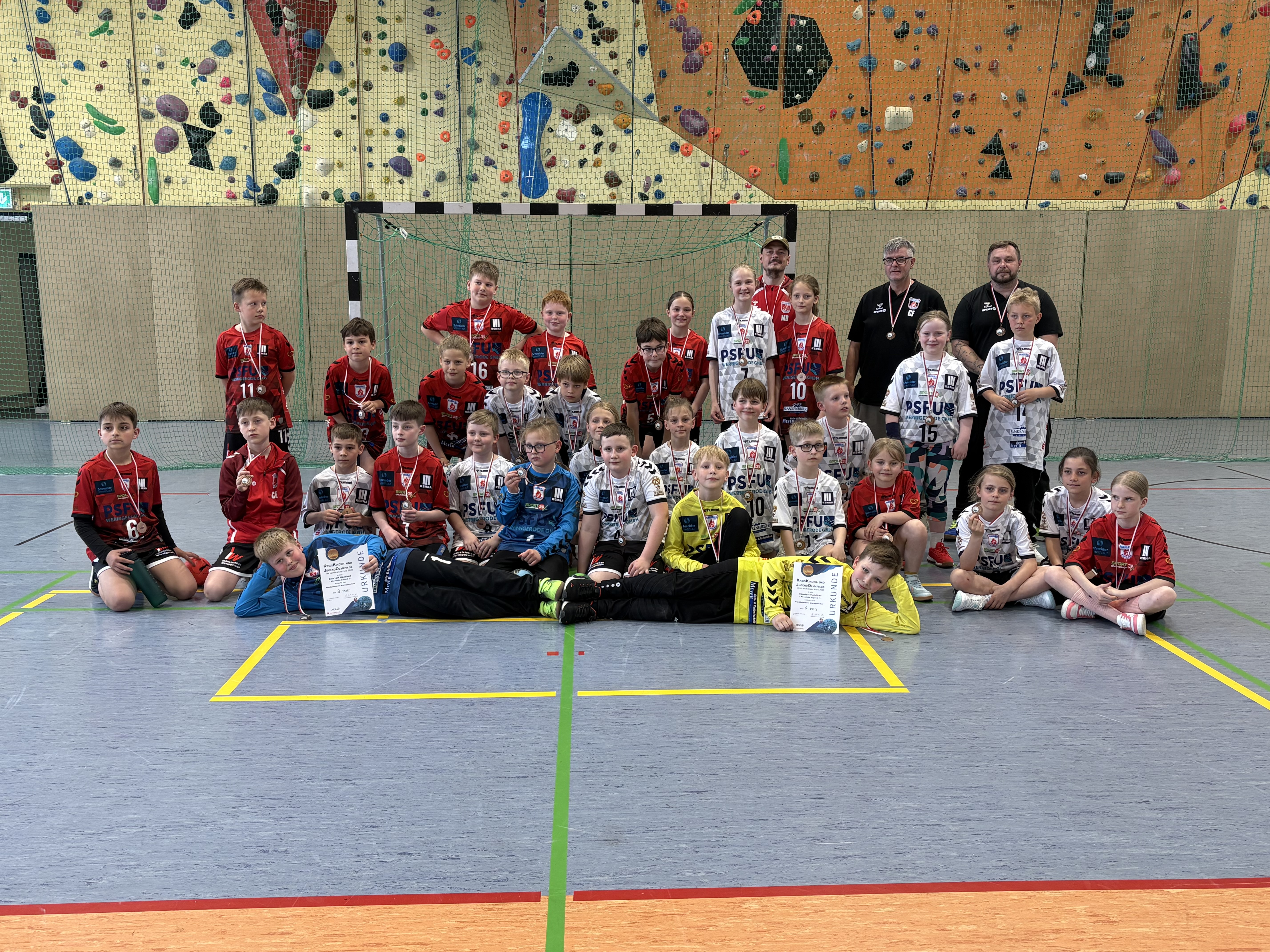 KreisKinder- und JugendOlympiade 2026: Handball-Nachwuchs zeigt starken Einsatz in Wernigerode!