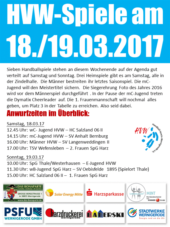Samstag geht es nochmal heiß her in der Zindelhalle. Hier der Überblick