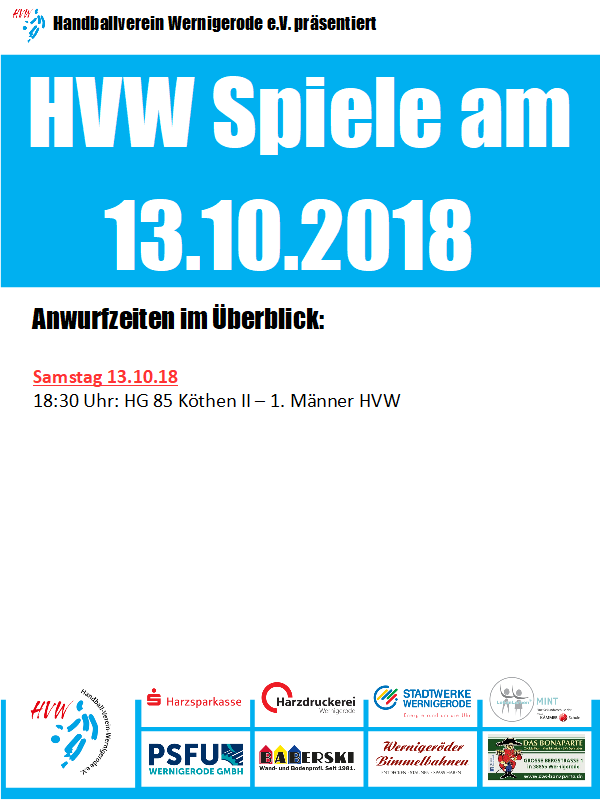 Wieder nur ein Spiel an diesem Wochenende