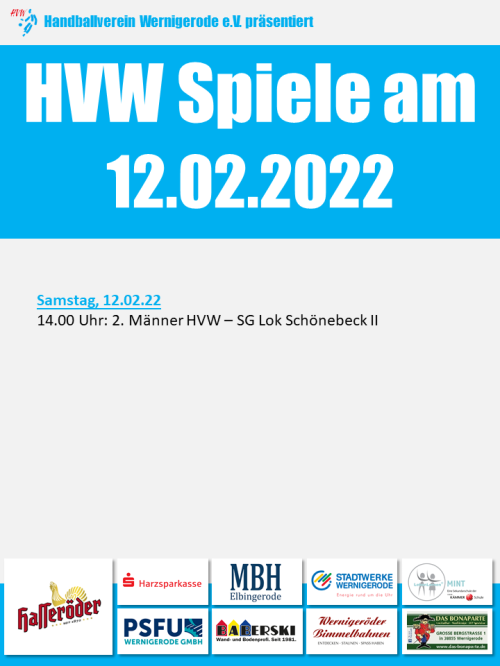 Nur ein HVW Spiel am 12.02.2022