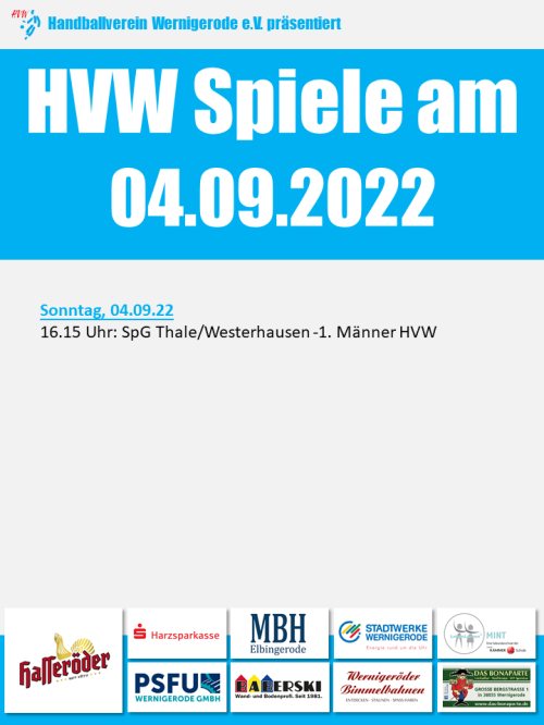 HVW Spiel am 04.09.2022