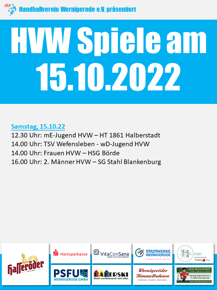 HVW Begegnungen am 15.10.2022