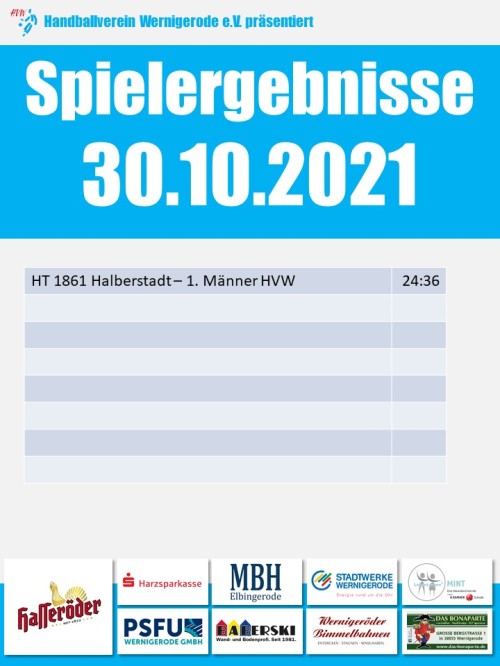 HVW Ergebnis vom Wochenende