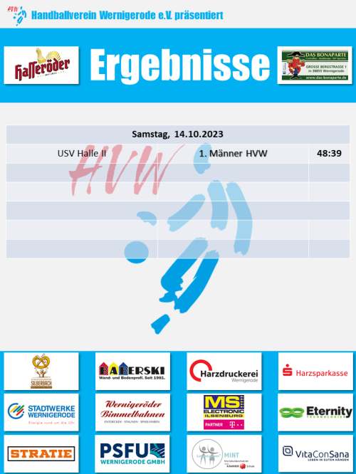 HVW Ergebnis vom 14.10.2023