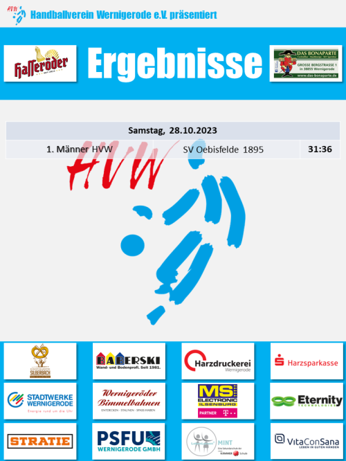 Ergebnis vom 28.10.2023