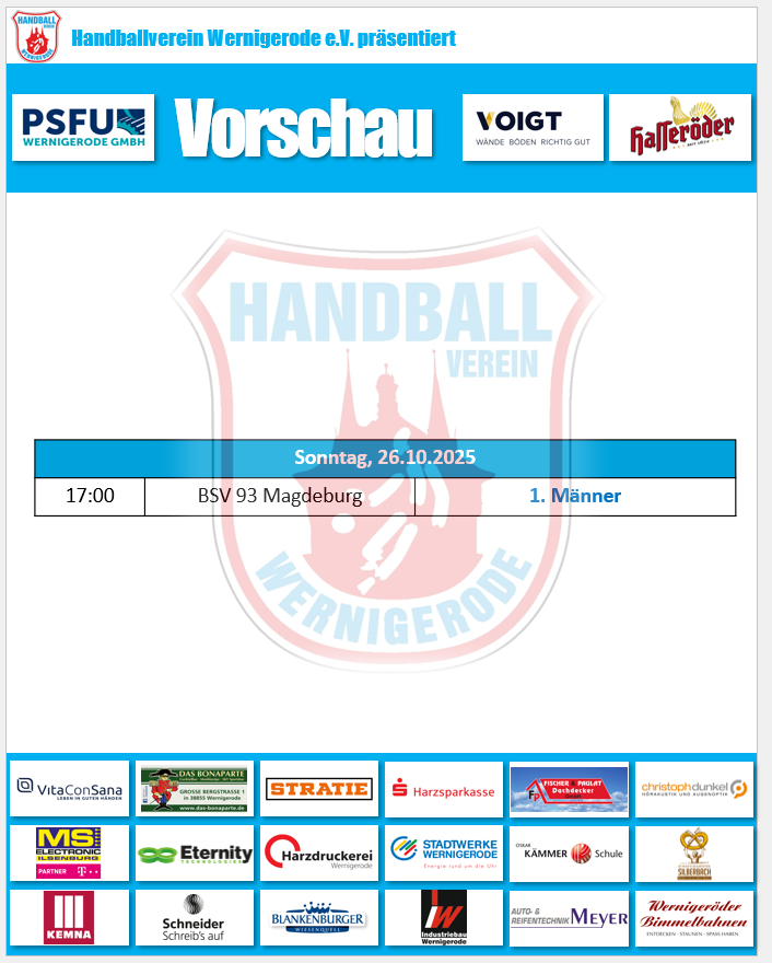 1 Spiel am Wohenende!