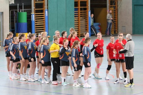 Packendes Derby auf Augenhöhe der weiblichen B Jugend in Halberstadt