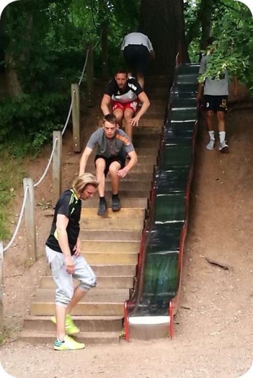 Training während der Ferien im Luga